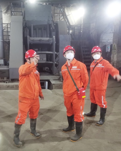 吳亞到新橋礦業調研和檢查工作