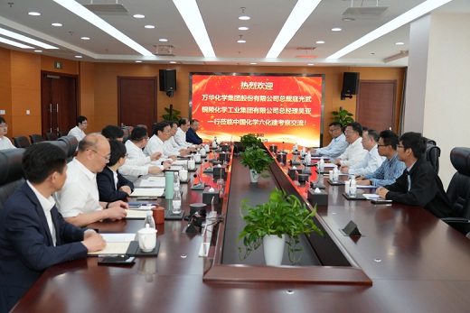 銅化集團(tuán) 萬華化學(xué) 中化六建座談交流深化合作
