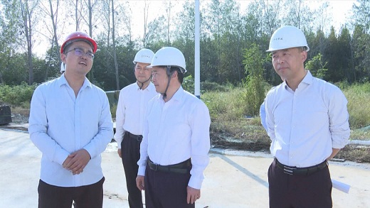 宿州市領導到興元科技調研技改投資項目建設工作