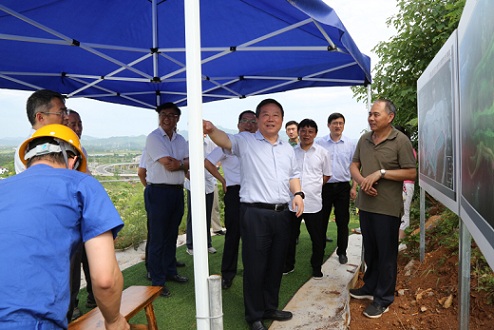 宋國權率隊現場調研磷石膏生態治理項目