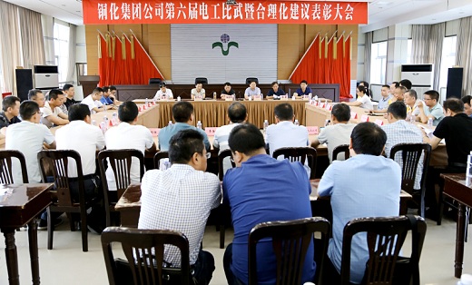 集團表彰電工比武優勝者和合理化建議先進